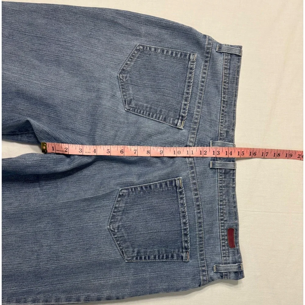 Gloria Vanderbilt Amanda Jeans Womens 16 Average Blue Straight Leg Medium Wash